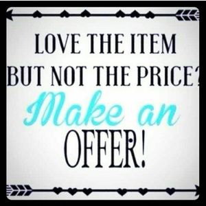 Love the item but not the price. Make an offer.